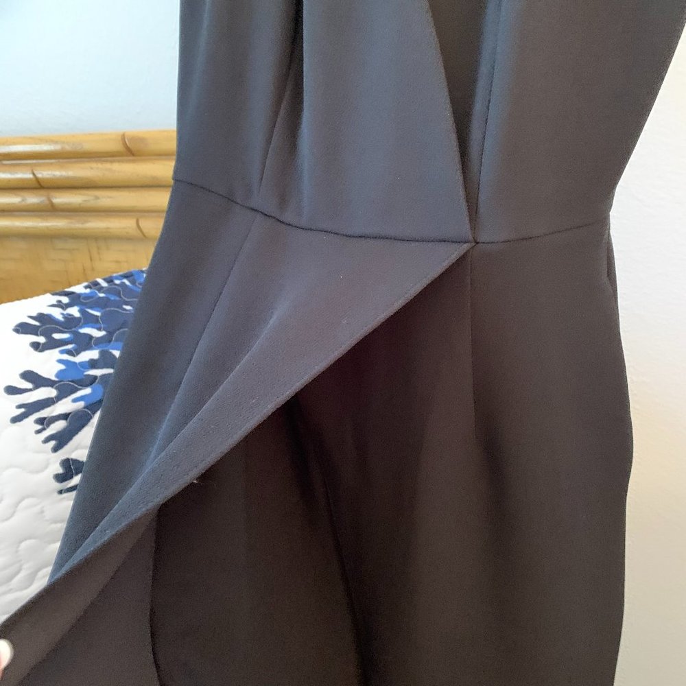BCBG Woman's Wide-Leg Sleeveless Jumpsuit, Black, Size 2 - Picture 4 of 6